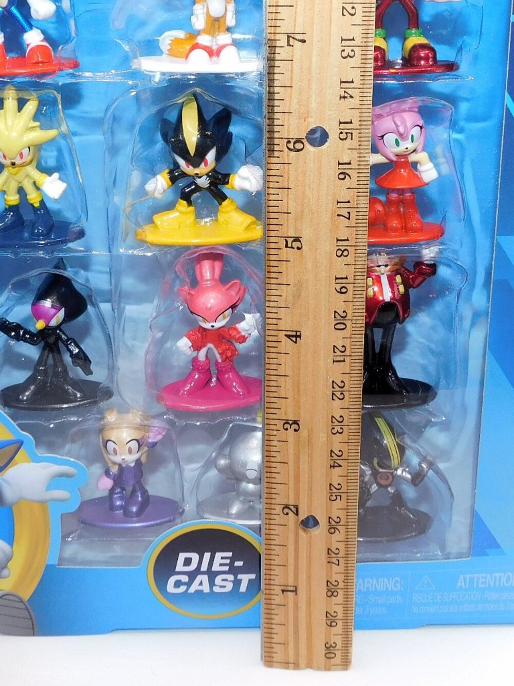 Nano Metalfigs Sonic the Hedgehog 12 Figs Amy Shadow Knuckles Dr Eggman NEW - Picture 2 of 3